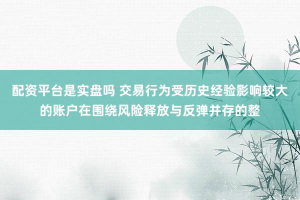 配资平台是实盘吗 交易行为受历史经验影响较大的账户在围绕风险释放与反弹并存的整